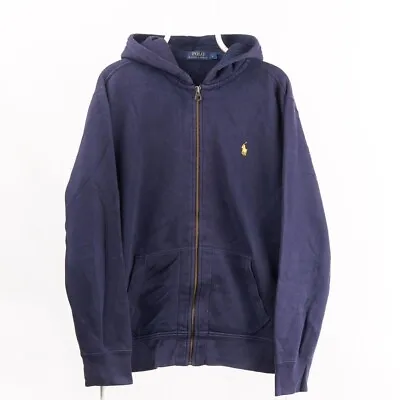 Navy Polo Ralph Lauren Zip Hoodie Large • £35