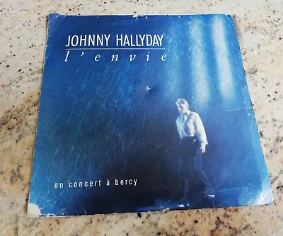 Johnny Hallyday L'Envie En Concert A Bercy Equipe De Nuit 45 RPM Used France • $3.67