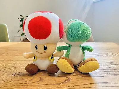 [2set] Mario Party 5 Yoshi & Toad Plush Toy Sanei Hudson Soft 2003 Nintendo S • $192.08