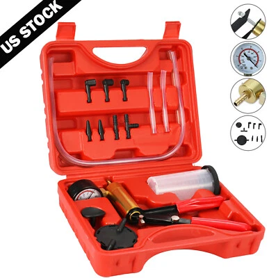 $20.99 • Buy Brake Bleeder Tester Kit Car Motorcycle Hand Held Vacuum Pump Bleeding Tool W7R2