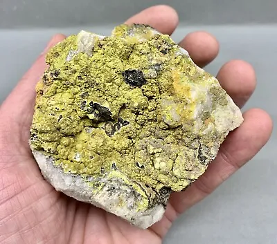 129A PYROMORPHITE MOTTRAMITE British Mineral Specimen Crystal Leadhills UK • $42.31