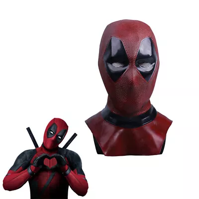 Deadpool Cosplay Masks Helmet ComicCon Halloween Accessories Fancy Party Props • $19.98