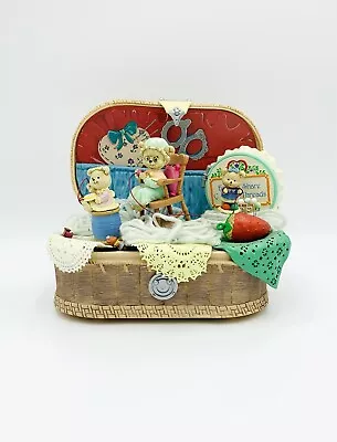 Enesco 1997 Animated Musical Sewing Basket With Mice You’ve Got A Friend 15cm • $275