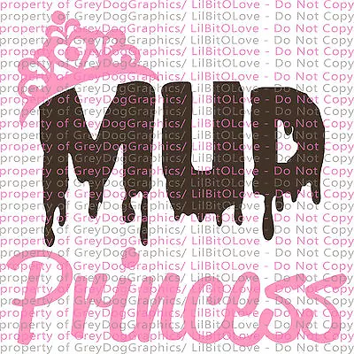 Mud Princess Vinyl Decal Sticker 4 Wheeler Quad Side By Side Mudding Two Color • $5.95