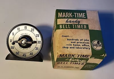 Mark-Time  M.H. Rhodes Bell Timer 60 Second In Original Box • $19.95