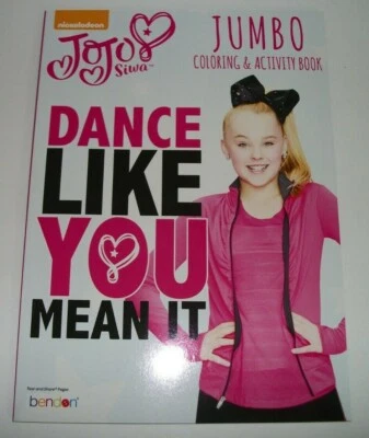 $9.96 • Buy Nickelodeon JoJo Siwa Dance Like You Mean It Jumbo Coloring & Activity Book