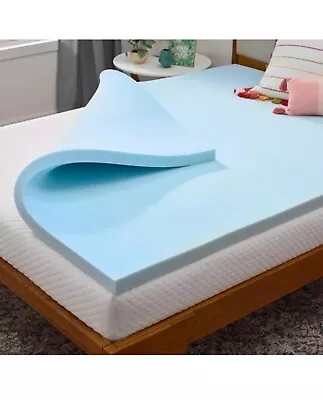 Linenspa Twin 2 Inch Gel Infused Memory Foam Mattress Topper Cooling Pad  • $39