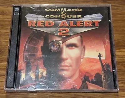 Rare Command & Conquer: Red Alert 2 PC Game CD-ROM Only 2 Disc Westwood • $40