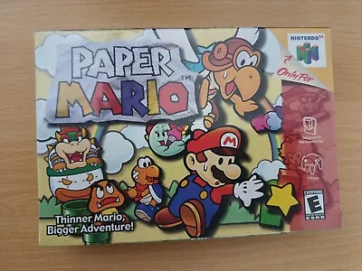 Paper Mario - N64 - Nintendo 64 - NTSC New Sealed MINT • £2770