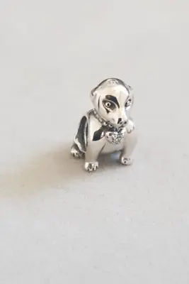 Pandora Sterling Silver Labrador Dog Animal Bead With Clear Zirconia • £11.50
