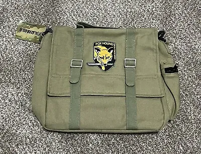 Metal Gear Solid 3 Messenger Bag Snake Fox Hound Green NEW WITH TAG Rare US • £427.57