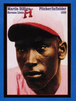 Martin Dihigo '39 Havana Cuba Negro Leagues Batting & Pitching Champ / Nm+ Cond • $6.95