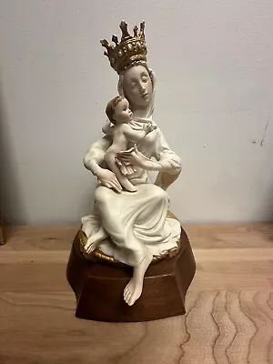 VTG 13  Cybis Madonna Holding Baby Porcelain Figurine Virgin Mary House Of Gold • $225
