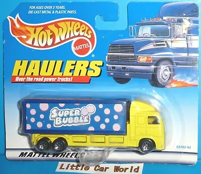 1999 HOT WHEELS Haulers Super Bubble Gum  #65743 Hi-Way NIP • $9.99