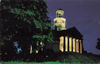 Postcard Night View Old Courthouse Museum Vicksburg Mississippi MS • $4.99