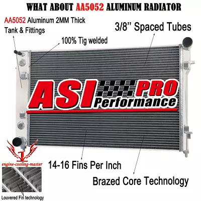 3 Row Radiator For 2002-2004 2003 HOLDEN COMMODORE VY SS 5.7 GEN 3 V8 LS1 AT/MT • $249.94