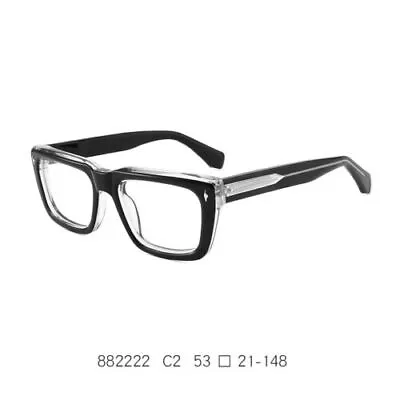 Thick Acetate Retro Square Spectacles Frames Luxury Full Rim Eyeglass Frames • $24.97