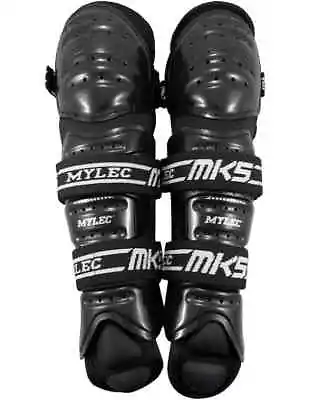 Mylec Inc Mk5 15 Large Black Hockey Shin Pads - New • $49.99
