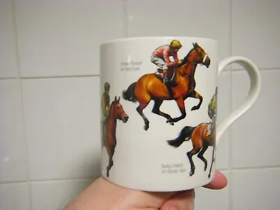 Mug Horse Racing Coffee Mug Picturing Jockeys And Their Horses • £9.99