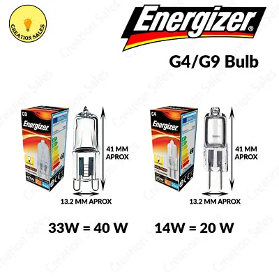 £2.49 • Buy G9 G4 Bulbs 14W 20W 33W 40W Capsule Light Halogen Lamp AC 220V DC 12V Energizer