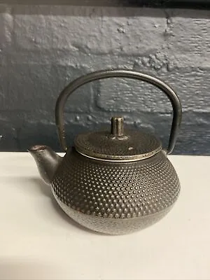 Cast Iron Teapot Small Hobnail Vintage Japanese Black Teapot B30 (3) • £27.99