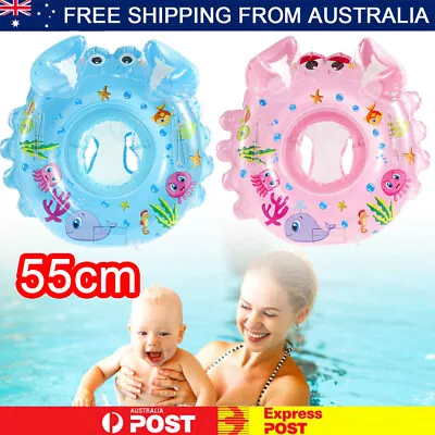 Crab Inflatable Car Baby Swimming Ring Toddler Pool Float W/ Seat Boat Kids Toy • $6.90