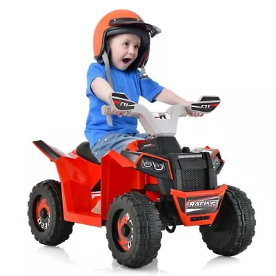 Kids Ride On ATV 4 Wheeler Quad Toy Car Children Driving W/Direction Control Red • $63.99