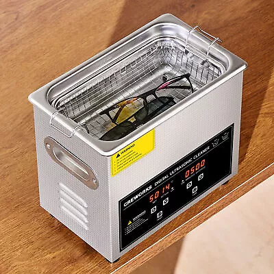 3L Stainless Steel Digital Ultrasonic Cleaner Sonic Cleaning Equipment Parts • $69.99