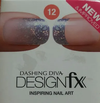 Glitz N Glam Dashing Diva Design Fx Nail Wraps Dashing Diva Appliques • £15