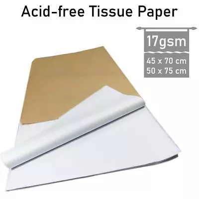 Large Acid Free Tissue Paper Quality Sheets For Gift Packing Wrapping Pattern • £1.95