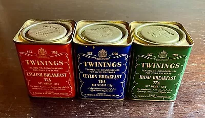 Twinings Tea Tins Collectable Lot Of 3 • $30