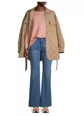 WEEKEND MAX MARA Sacco Relaxed Quilted Jacket In Clay US4 / UK8 $725 NEW • $435