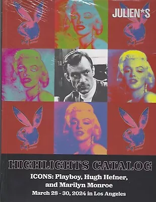 HUGH HEFNER MARILYN MONROE Julien's Auctions Catalog March 28-30 Playboy • $35