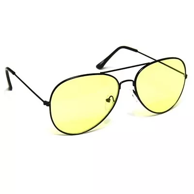Glasses KISS DRIVING/BLUE BLOCKER Mod. Air Force Lens Yellow Or Light Blue VIP • $65.09