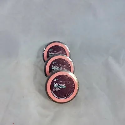 (Lot Of 3) Maybelline Mineral Power Naturally Luminous Blush True Peach • $10.99