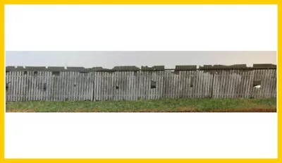 Rslaserkits 3518 N Scale Falling Down Fence (Leaning) • $12.95