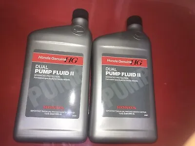 2 QUARTS HONDA OEM Dual Pump Fluid II 08200-9007 • $28.50