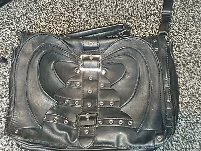 £24 • Buy Restyle Bag Faux Leather Bat Wing Read Description Goth Punk Emo Like Killstar 