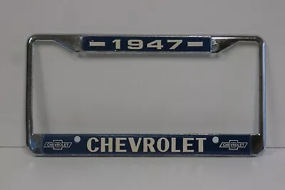 Vintage NOS 1947 Chevrolet License Frame Metal Chrome • $20