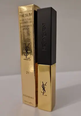 Ysl Yves Saint Laurent Rouge Pur Couture The Slim Lipstick #21 Rouge Paradoxe • £12.99