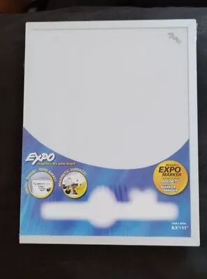 Expo Magnetic Dry Erase Board For Wall For Magnets And Markers Size 8.5  X 11  • £5