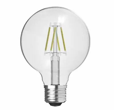 GE 24601 G25 LED Globe Bulb Clear Soft White 5 Watts 500 Lumens • $13.99