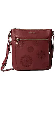 Desigual Crossbody Bag Moscu Alexa Orange Red Patterned  Design Pockets  • $20