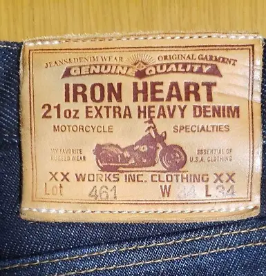$300.50 • Buy Iron Heart 461 W34 From Japan