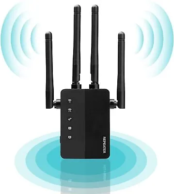 WiFi Extender Signal Long Range Coverage To 8500sq.ft And 45+ Devices Internet  • $24.99