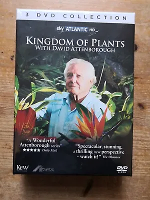 KINGDOM OF PLANTS  DVD WITH DAVID ATTENBOROUGH - 3  DISC  SET - New  • £6.99