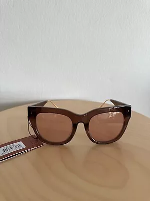  New Oroton Sunglasses Eyewear Glasses Womens Arden Chocolate Brown Cat Eye • $125