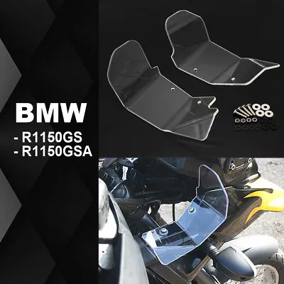 Motorcycle Side Windshield Windscreen Wind Deflector For BMW R1150GS R1150GSA • $43.90