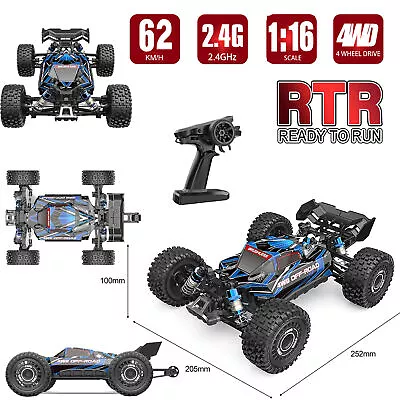 1:16 2.4G 4WD RC Buggy Car 62KM/H Brushless High-Speed Off-Road Racing RTR • $137.99