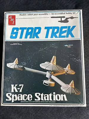 Star Trek K-7 Space Station Plastic Model Kit AMT S955 - Open Box • $10
